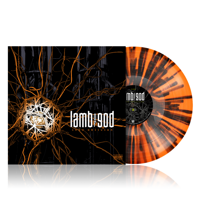 Lamb Of God Into Oblivion (Tour Edition) Vinyl LP Neon Orange-Black Splattered Colour Due Out 31/07/26