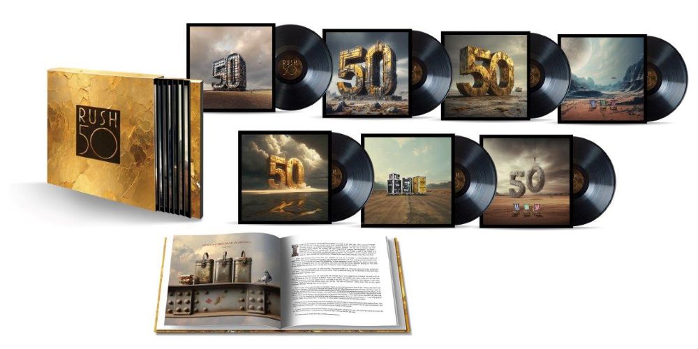 Rush Rush 50 Vinyl LP Box Set Due Out 21/03/25