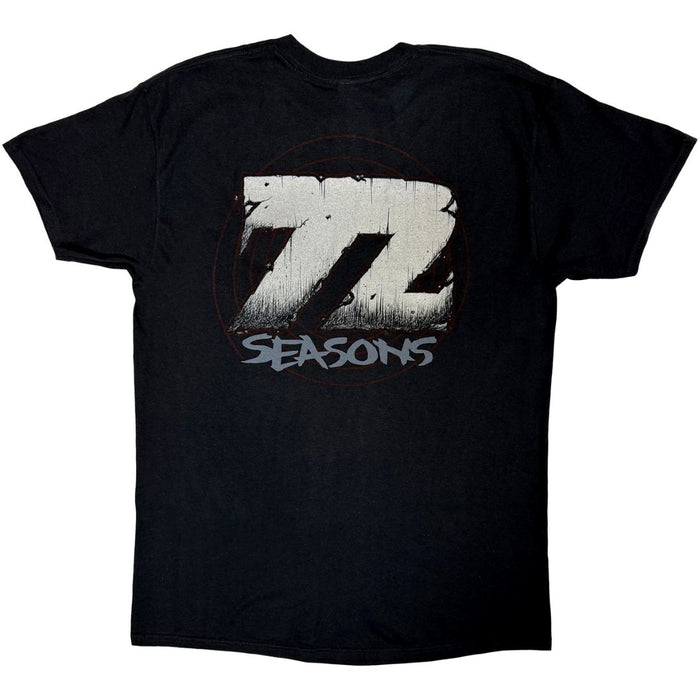 Metallica Skull Screaming 72 Seasons Guitar Black Medium T-Shirt