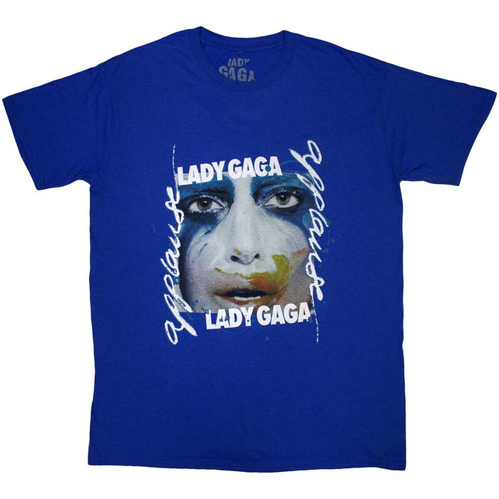 Lady Gaga Artpop Facepaint Blue Medium T-Shirt