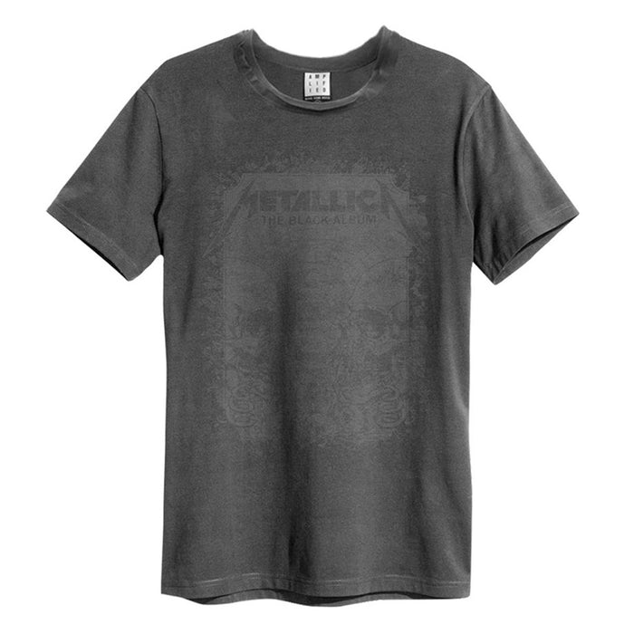 Metallica The Black Album Amplified Charcoal X-Large Unisex T-Shirt