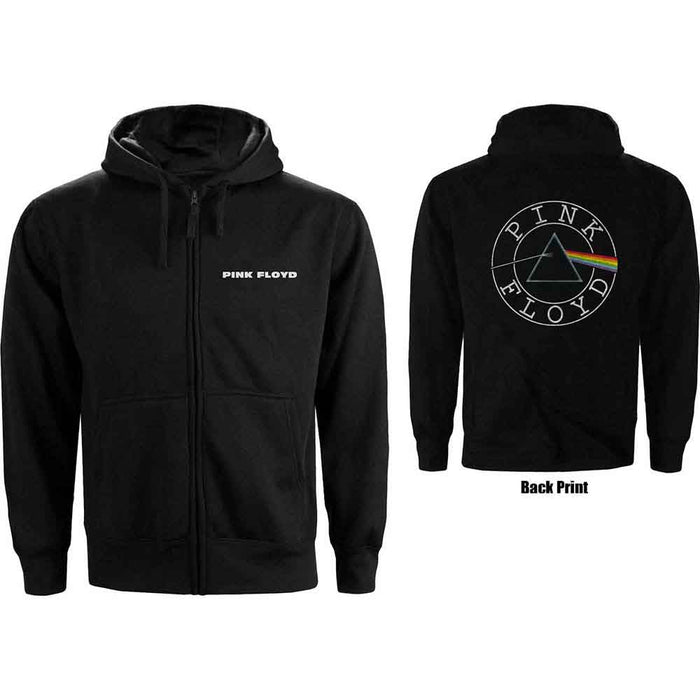 Pink Floyd Circle Logo Small Zipped Hoodie