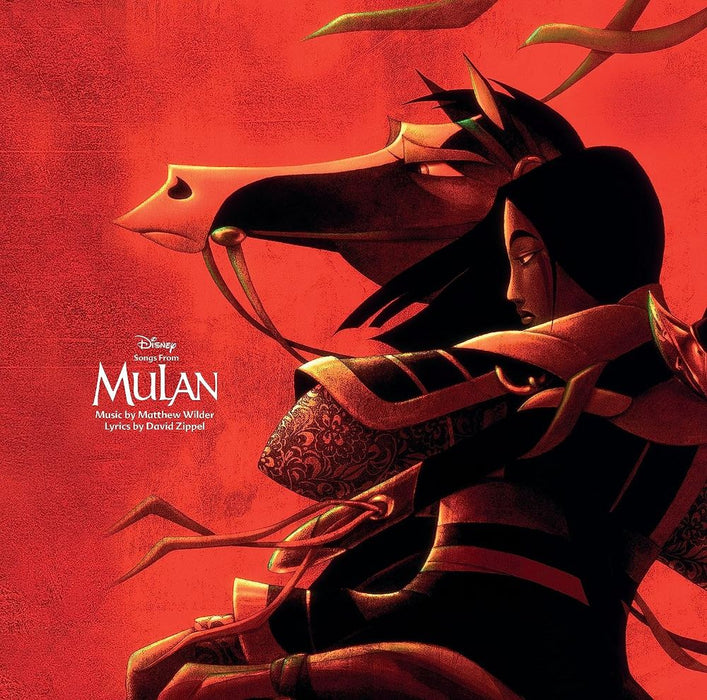 Songs From Mulan Vinyl LP Red w/Black Colour 2023