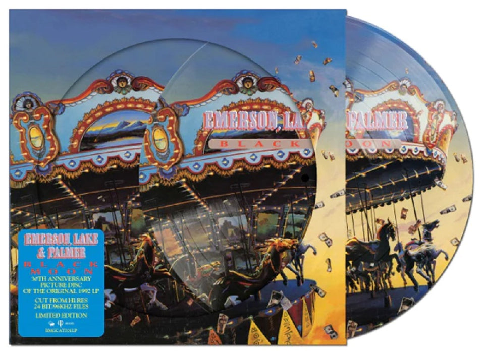 Emerson, Lake & Palmer Black Moon Vinyl LP Picture Disc 2022