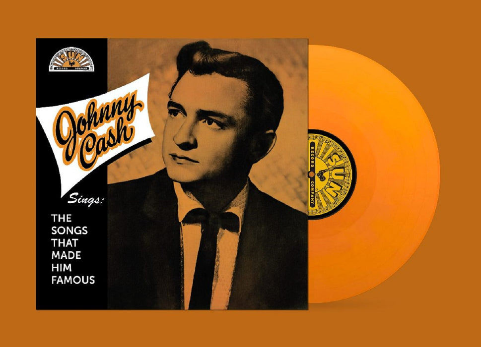 Johnny Cash Sings The Songs That Made Him Famous Vinyl LP Remastered Orange Colour 2023