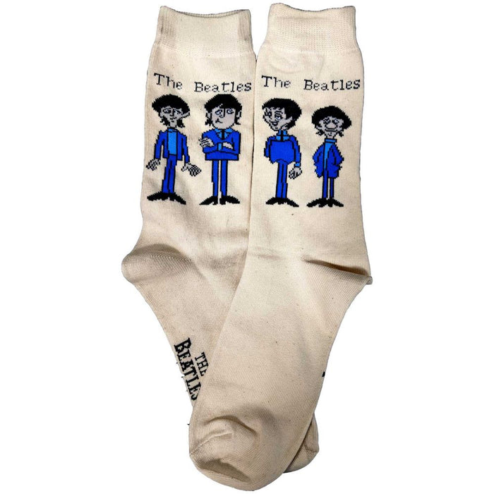 The Beatles Unisex Ankle Socks: Cartoon Standing (Uk Size 7 - 11)