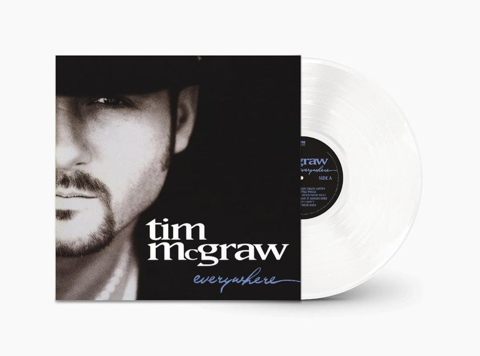 Tim McGraw Everywhere Vinyl LP Opaque White Colour Due Out 06/12/24