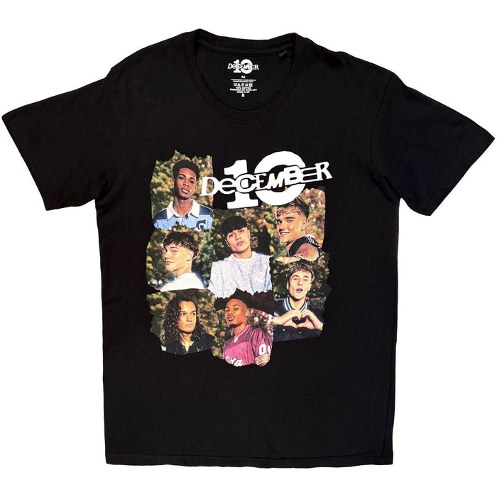 December 10 Ripped Frame Black Ladies X-Large T-Shirt