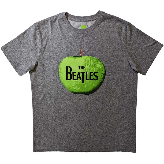 The Beatles Apple Logo Grey Small T-Shirt
