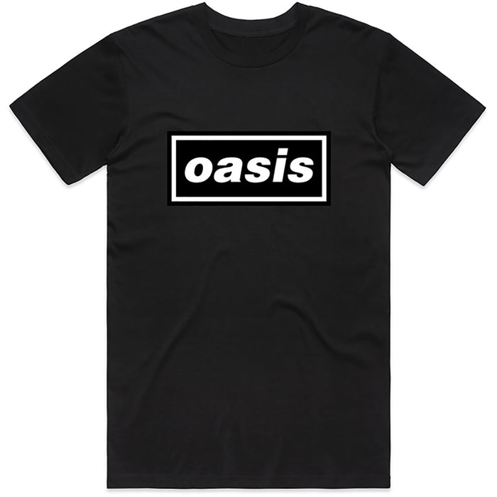 Oasis Decca Logo Black Small T-Shirt