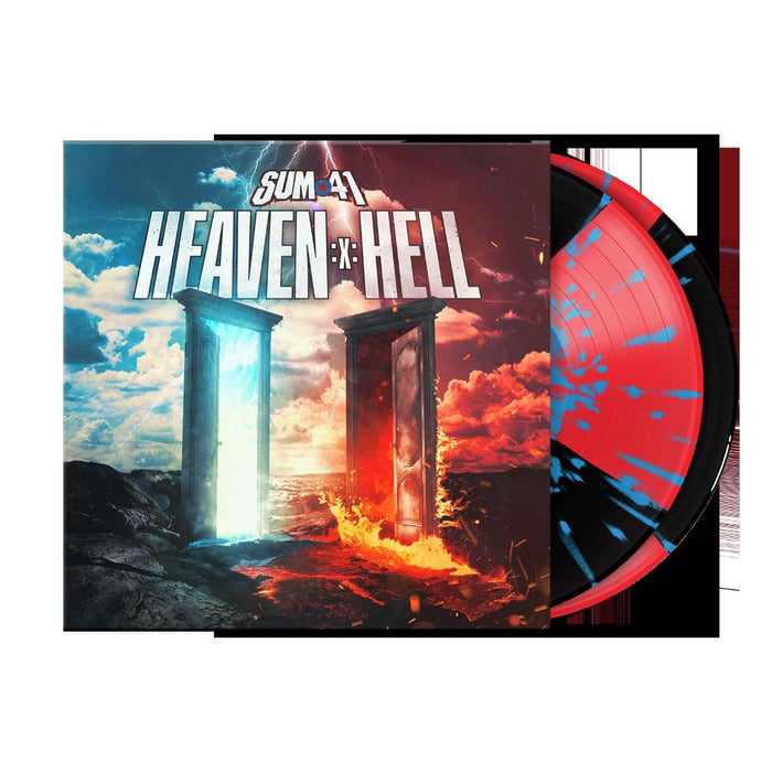 Sum 41 Heaven x Hell Vinyl LP Indies Quad w/Blue Splatter Colour 2024