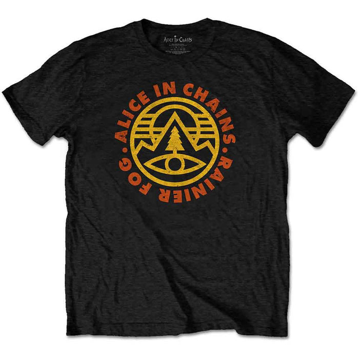 Alice In Chains Pine Emblem Black Medium T-Shirt