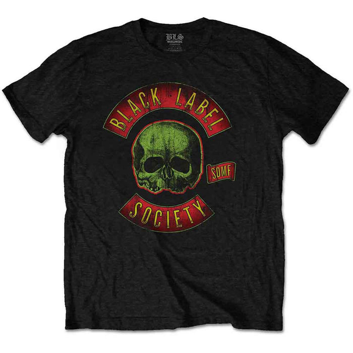 Black Label Society Skull Logo Colour Black X-Large T-Shirt