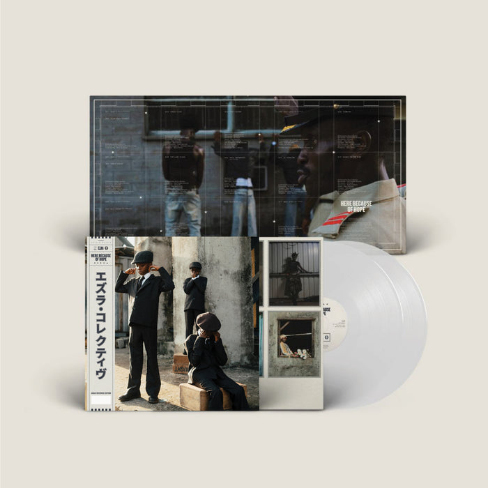 Ezra Collective Here Because of Hope LP Signed Assai Obi Edition Translucent White Colour 2026