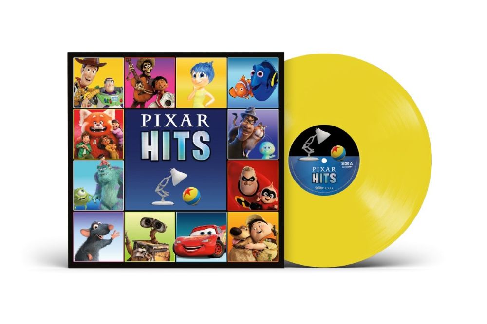 Pixar Hits Vinyl LP Yellow Colour Due Out 09/10/26