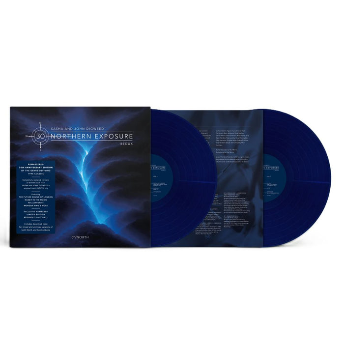 Sasha & John Digweed Northern Exposure Redux - North Vinyl LP Midnight Blue Colour Due Out 25/09/26