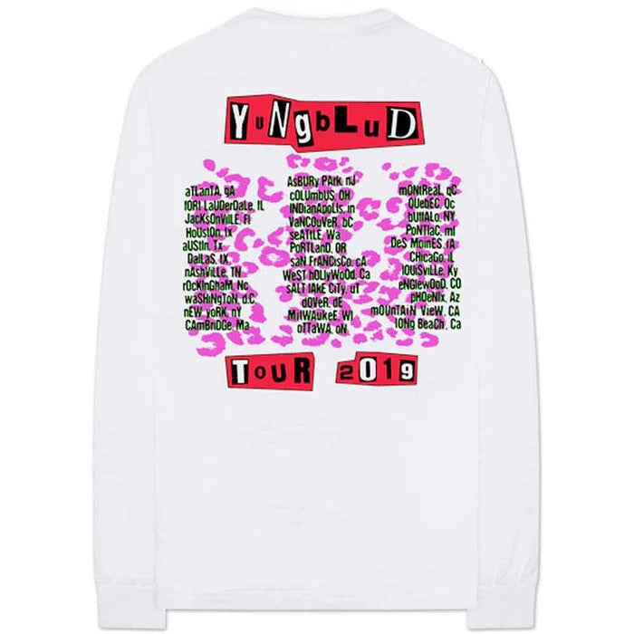 Yungblud Punker White X-Large Long Sleeve T-Shirt