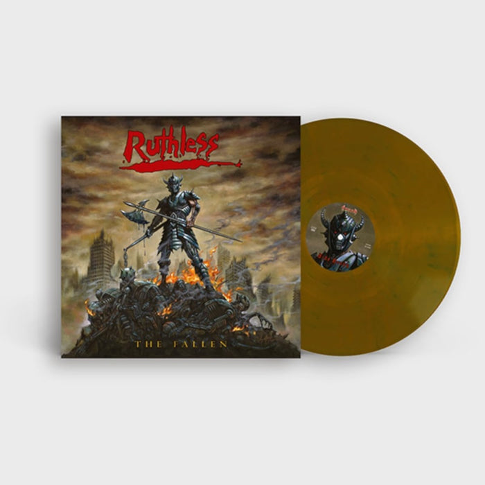 Ruthless The Fallen Vinyl LP Orange & Blue Marbled Colour 2024