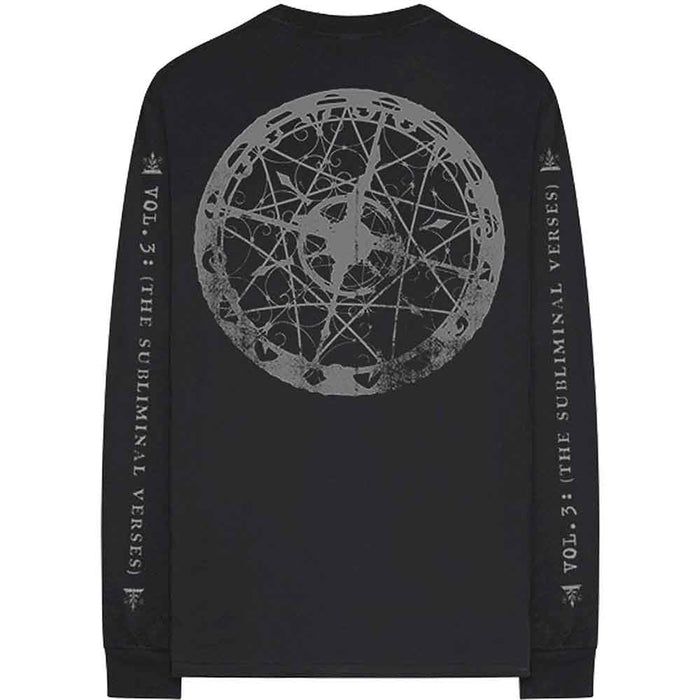 Slipknot Subliminal Verses Black XX-Large Long Sleeved Unisex T-Shirt