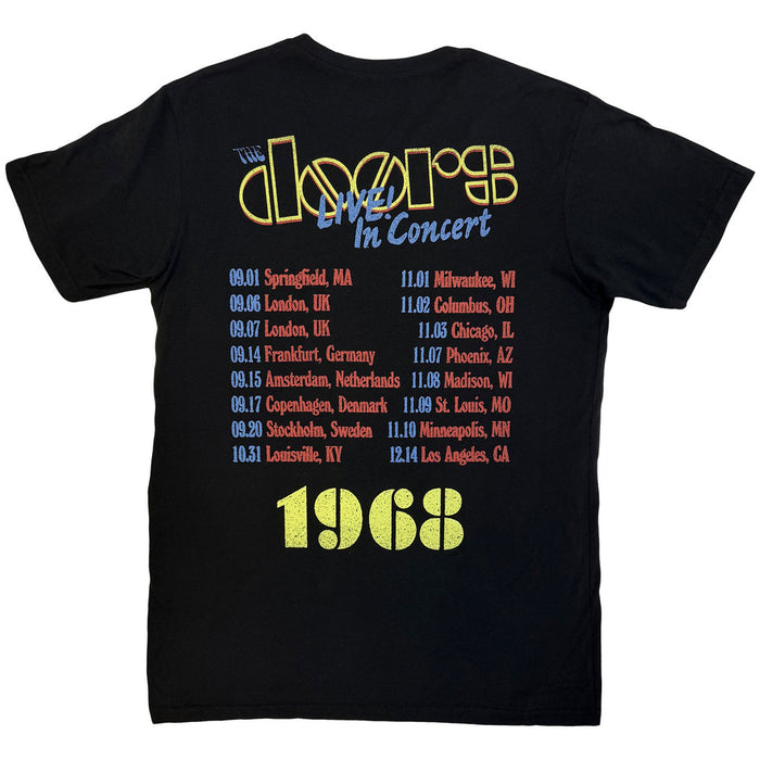 The Doors Live In Concert '68 Black X-Large T-Shirt
