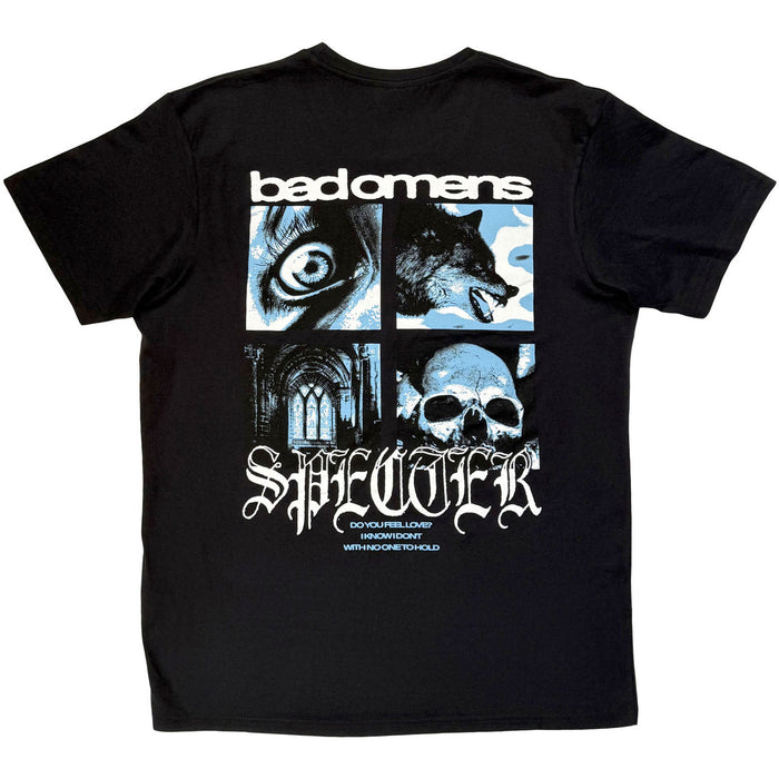 Bad Omens Specter Collage Black Large T-Shirt