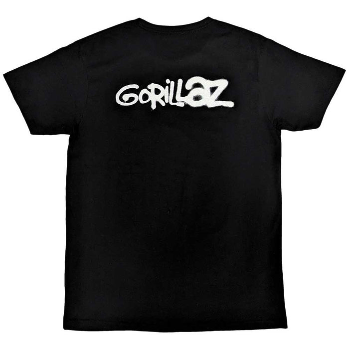 Gorillaz George Spray Black XX-Large T-Shirt