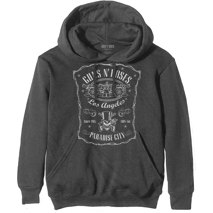 Guns N' Roses Paradise City Charcoal Grey Large Hoodie