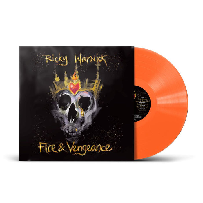 Ricky Warwick Fire & Vengeance Vinyl LP Orange Colour Due Out 04/09/26
