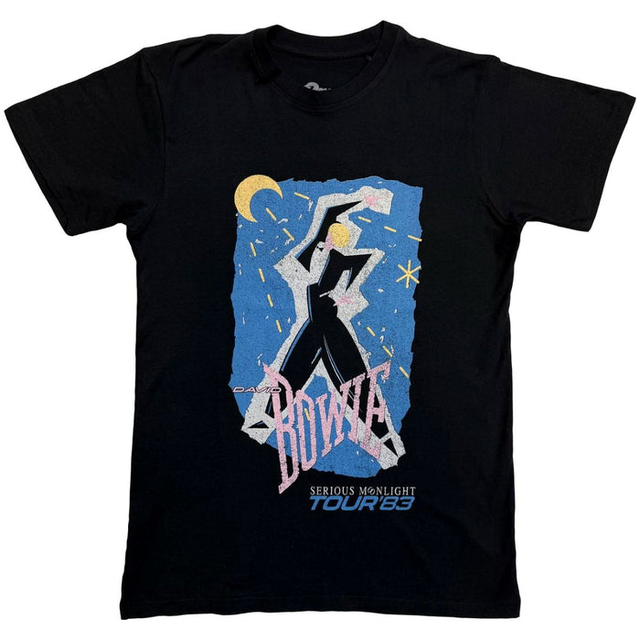 David Bowie 83' Tour Black Medium T-Shirt