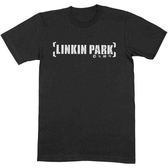 Linkin Park Bracket Logo Black Large T-Shirt