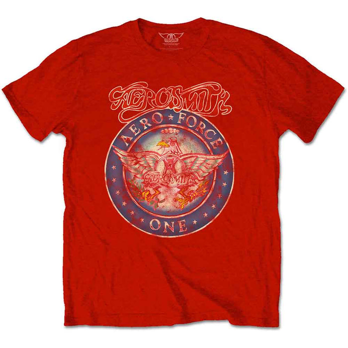 Aerosmith Aero Force Red Small T-Shirt