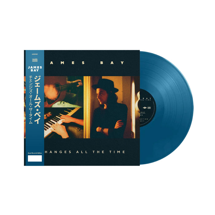 James Bay Changes All The Time LP Signed Assai Obi Edition Blue Colour 2024