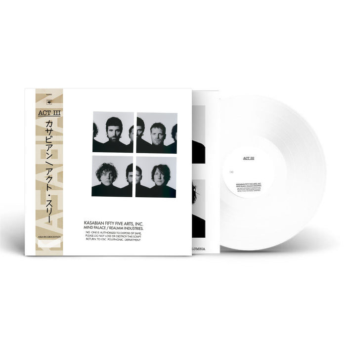 Kasabian ACT III Vinyl LP Signed Assai Obi Edition White Colour 2026