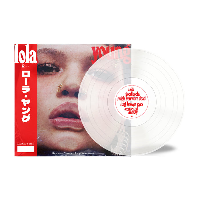 Lola Young This Wasn't Meant For You Anyway Vinyl LP Assai Obi Edition Transparent Colour 2025