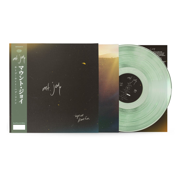 Mt. Joy Hope We Have Fun Vinyl LP Signed Assai Obi Edition Coke Bottle Clear 2025