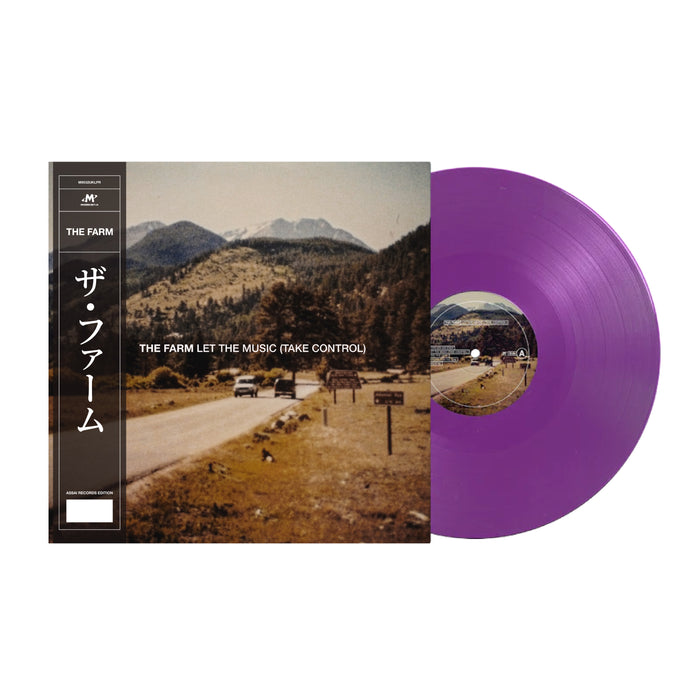 The Farm Let The Music (Take Control) Vinyl LP Signed Assai Obi Edition Purple Colour 2025