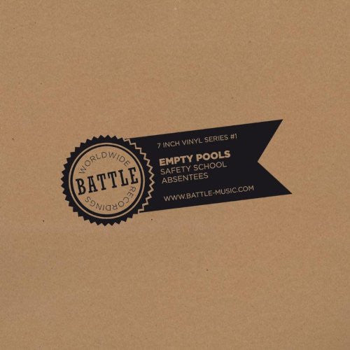 Empty Pools Battle 7 Inch Series #1 7" Vinyl Single Brand New