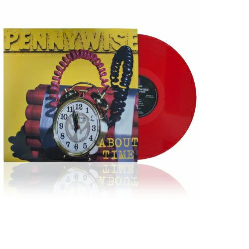 PENNYWISE ABOUT TIME LTD ED RED LP VINYL 33RPM NEW