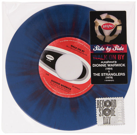 Dionne Warwick Walk On By 7" Single Vinyl 2015 Ltd Ed
