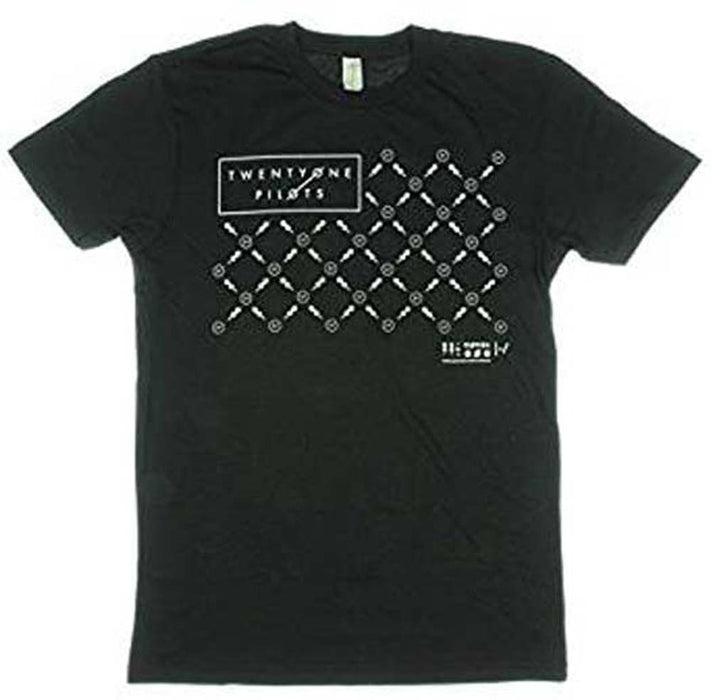 TWENTY ONE PILOTS Fancy Mens BLACK T-SHIRT Small NEW Official