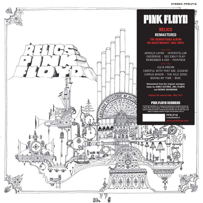 Pink Floyd Relics Vinyl LP 2018