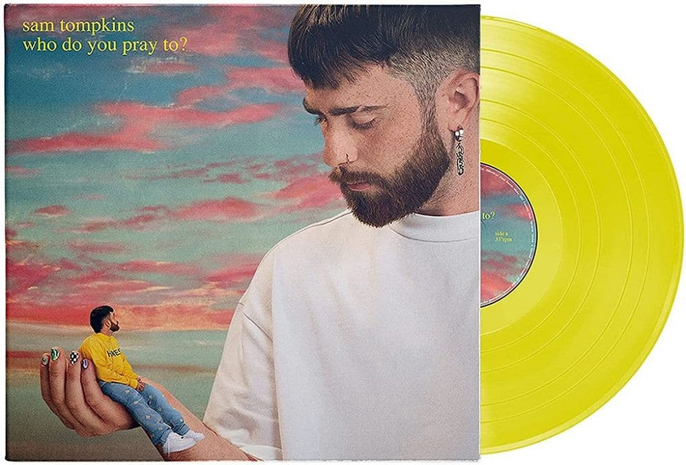 Sam Tompkins Who Do You Pray To? Vinyl LP Indies Yellow 2022