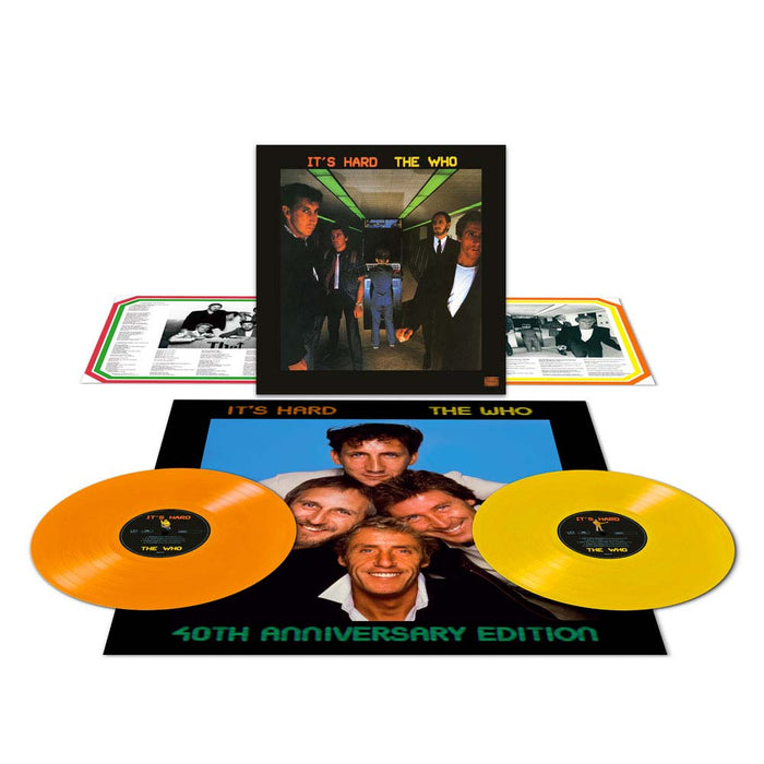 The Who Its Hard Vinyl LP 40th Anniversary Orange & Yellow Colour RSD June 2022