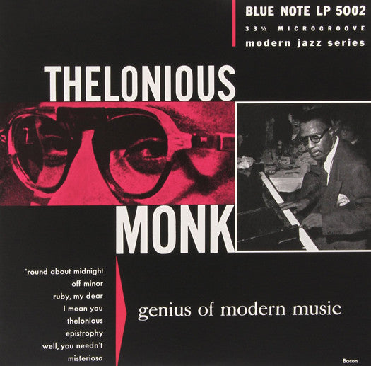 THELONIOUS MONK GENIUS OF MODERN MUSIC 1 LP VINYL NEW (US) 33RPM