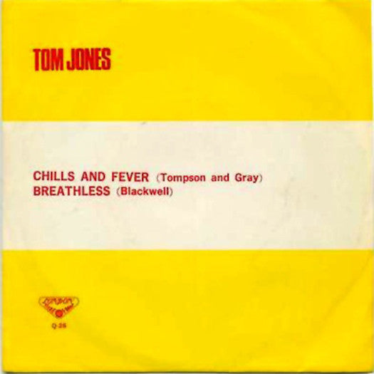 TOM JONES CHILLS & FEVER / BREATHLESS 7" SINGLE VINYL NEW