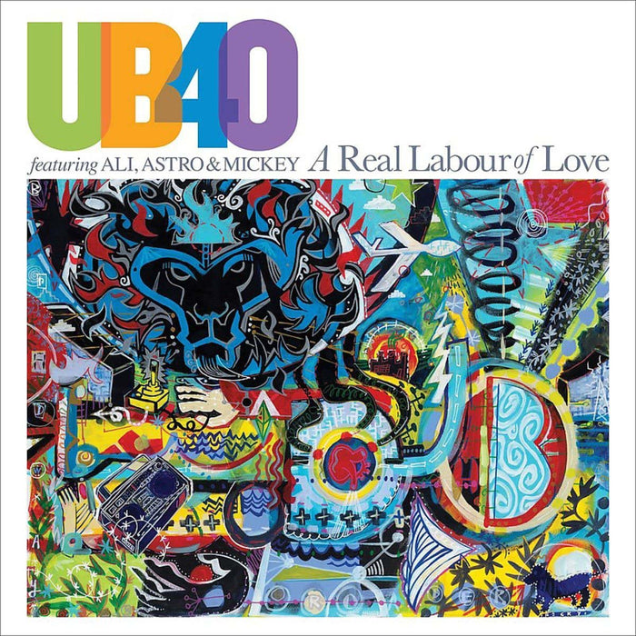 UB40 - A Real Labour Of Love Vinyl LP Orange & Purple Edition New 2018