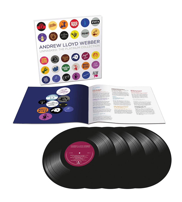 Andrew Lloyd Webber Unmasked Platinum Vinyl LP Box Set New 2018