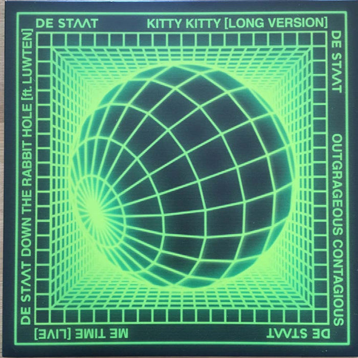 De Staat Bonus Bubbles 12" Vinyl Single Green and Black Colour 2019