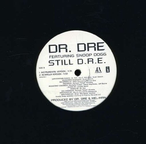 DR DRE STILL DRE 12 Inch Vinyl SINGLE NEW