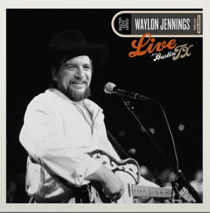 Waylon Jennings -Live From Austin 84 Vinyl LP Indie Blue New 2019